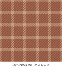 Creativity texture fabric check, neutral background plaid textile. Christmas seamless pattern vector tartan in orange and pastel color.