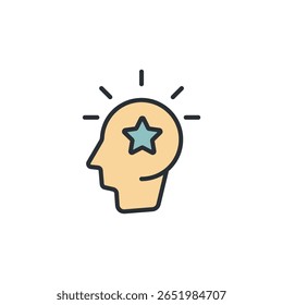 creator icon collection .design style with background