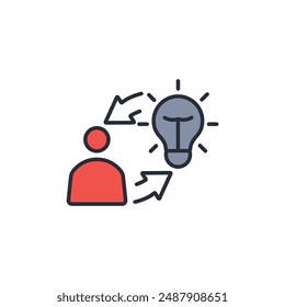 Creator icon. vector.Editable stroke.linear style sign for use web design,logo.Symbol illustration.