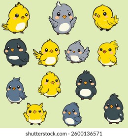 The creator was inspired by the cute and colorful pet cockatiels that can be used as LINE stickers.