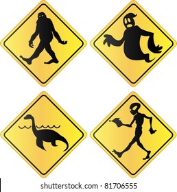 Creature crossing signs