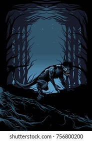 creature in the darkest jungle 