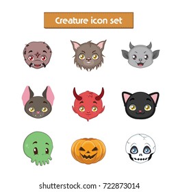 Creature icon set