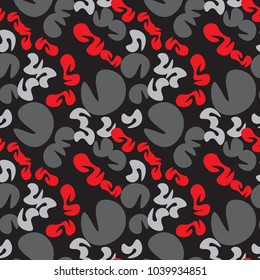 Creatures bird eye view seamless pattern. Suitable for screen, print and other media.