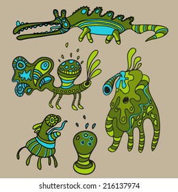 creatures illustration
