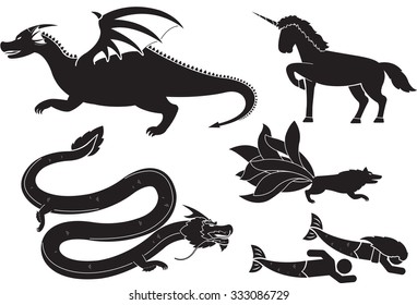 Creatures of Myth and Legend icon set