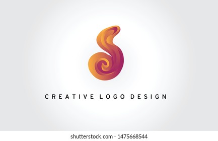 Creatve design S letter Vector Logo Template