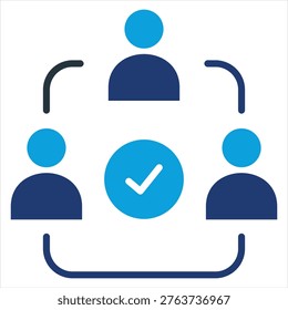 Credence Flat Blue Icon Collection