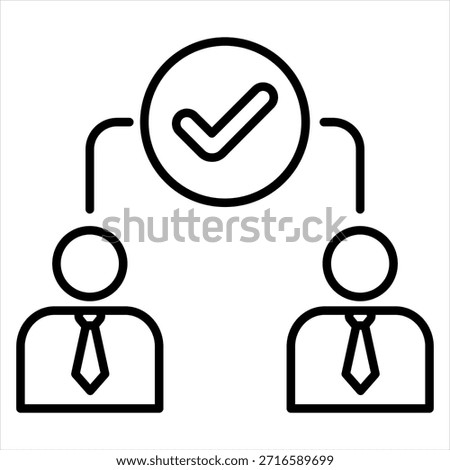 Credence Outline Icon Vector Illustration