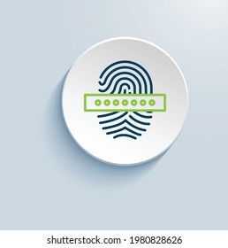 Credential Access Icon Vector Design