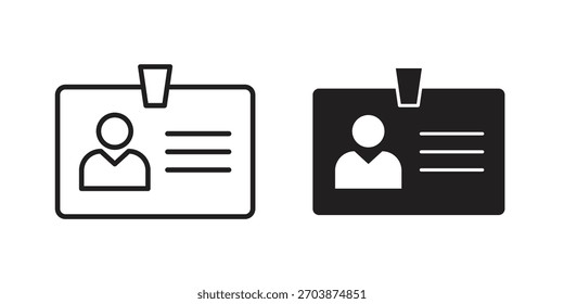 Credential icon for web design, mobile apps