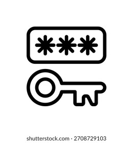 Icono de esquema de credenciales. Icono de credenciales
