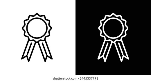 Iconos de verificación de credenciales e insignia. Autenticación de identidad y simbolismo de seguridad.