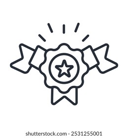 Credibility icon. vector.Editable stroke.linear style sign for use web design,logo.Symbol illustration.