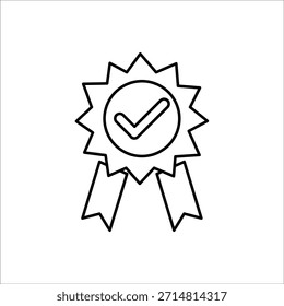 Iconos de credibilidad. Ilustración vectorial de línea simple