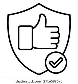 Ilustração do vetor de ícone de estrutura de tópicos de credibilidade