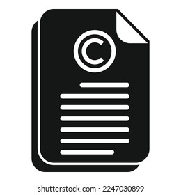 Credible document icon simple vector. Customer trust. Online quality