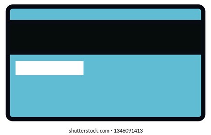 credit or atm card vector
