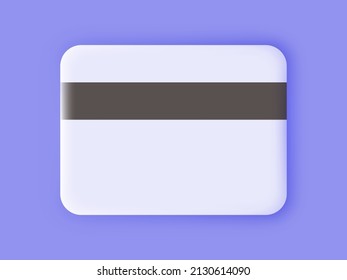 Kreditkartenflachsymbol