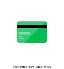 Credit Bank Card Colored Vector Illustration. Trendy Flat Icon Isolated Pay Symbol, Sign Can Be Used For: Payment Logo, Mobile, App, Emblem, Design, Web, Dev, Site, Dev, Ui, Gui, Ux. Vector EPS 10