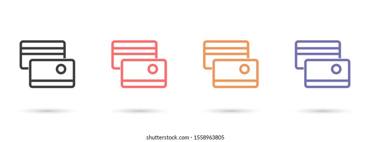 credit card 10 eps vector graphic