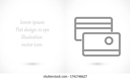 credit card 10 eps vector graphic