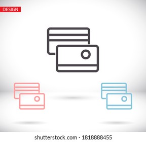 credit card 10 eps vector graphic