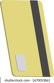 Credit card 3D icon vector