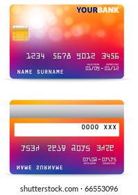 Credit Card Abstract Design