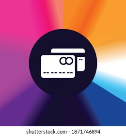 Tarjeta de crédito: botón Icono de aplicación