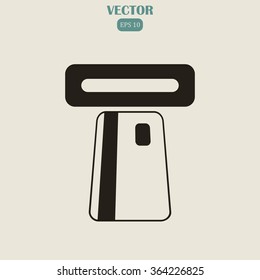 Credit card. Automated teller machine