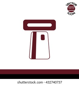 Credit card. Automated teller machine
