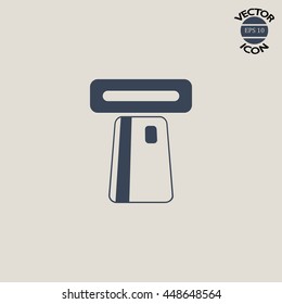 Credit card. Automated teller machine