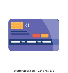 credit card bank isolated icon