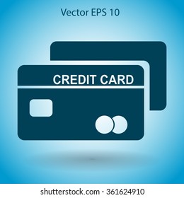 Credit card for banking transactions vector illustration