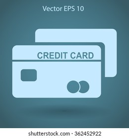 Credit card for banking transactions vector illustration