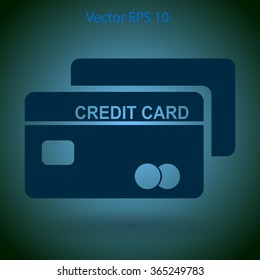 Credit card for banking transactions vector illustration