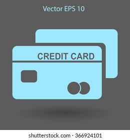 Credit card for banking transactions vector illustration