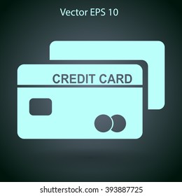 Credit card for banking transactions vector illustration