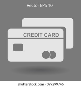 Credit card for banking transactions vector illustration