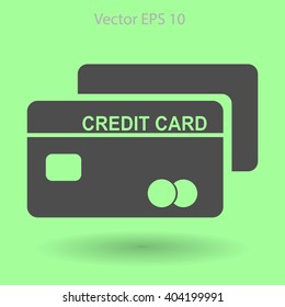 Credit card for banking transactions vector illustration