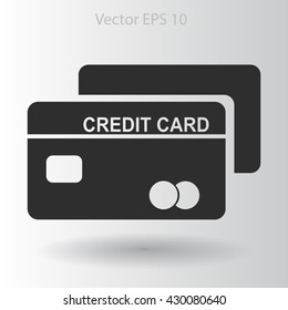 Credit card for banking transactions vector illustration
