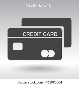 Credit card for banking transactions vector illustration