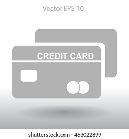 Credit card for banking transactions vector illustration