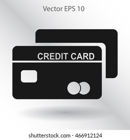Credit card for banking transactions vector illustration
