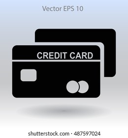 Credit card for banking transactions vector illustration