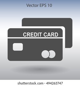 Credit card for banking transactions vector illustration