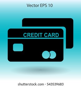 Credit card for banking transactions vector illustration