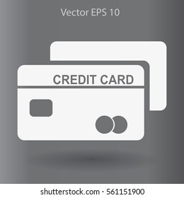 Credit card for banking transactions vector illustration