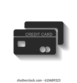Credit card for banking transactions vector illustration
